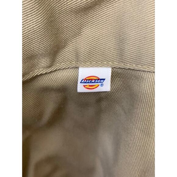 Dickies Men's Beige Work Dress Pants Size 46x30 Flat Front Straight Leg - Picture 4 of 5